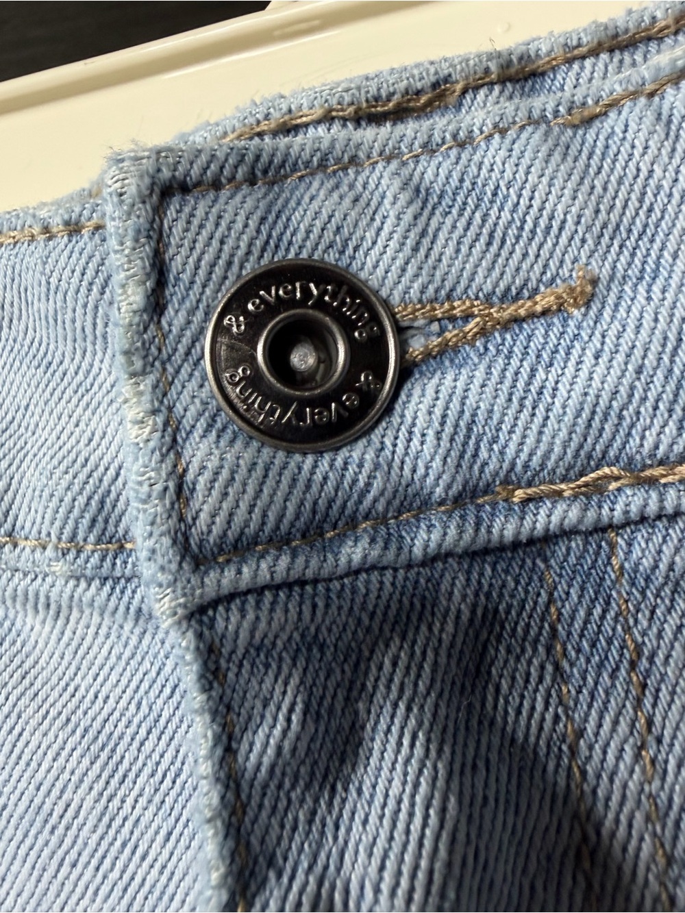 & everything Light Wash Straight Leg Denim Jeans - Classic Everyday‎ Men’s 34x32 - Picture 2 of 6